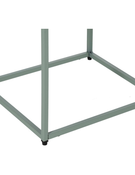 Table de chevet moderne chic 1 tiroir Métal Vert Elmyra 