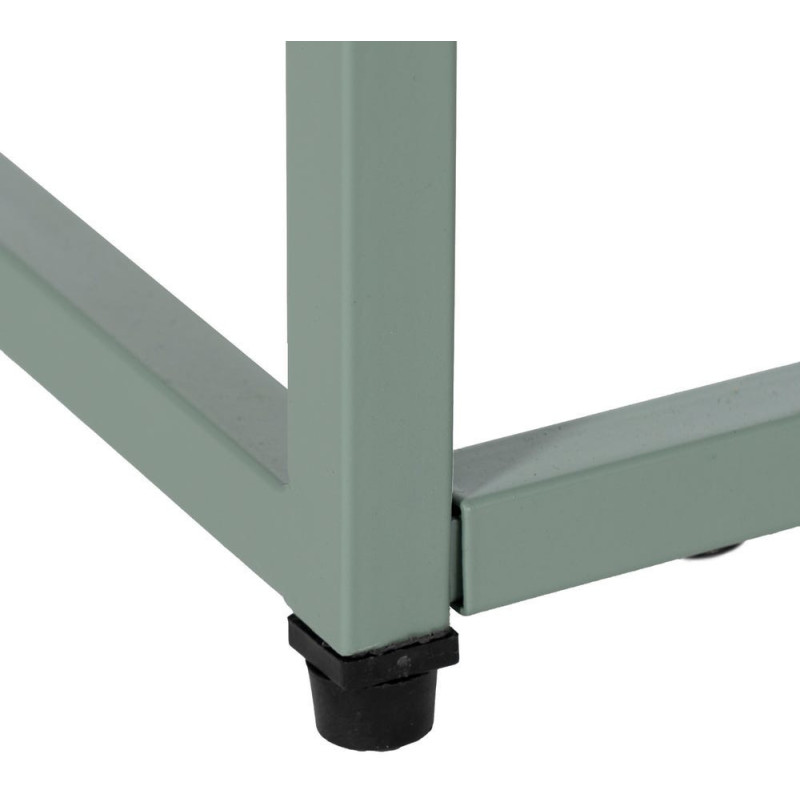 Table de chevet moderne chic 1 tiroir Métal Vert Elmyra 