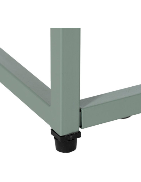 Table de chevet moderne chic 1 tiroir Métal Vert Elmyra 