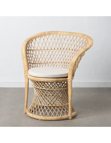 Fauteuil style bohème méditerranéen Rotin Naturel Solandro 