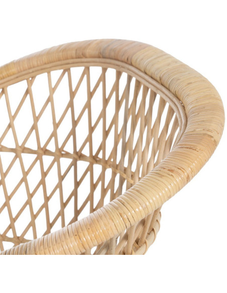 Fauteuil style bohème méditerranéen Rotin Naturel Solandro 