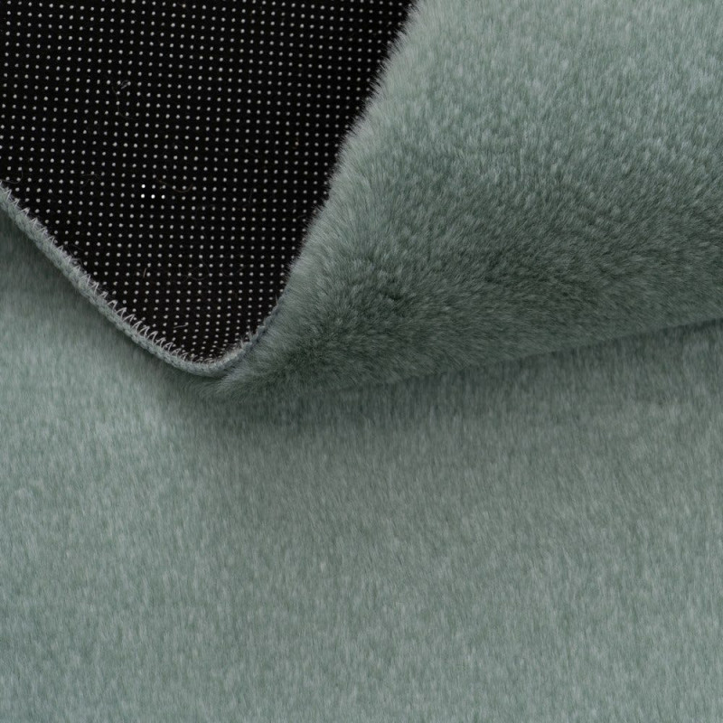 Grand Tapis XXL style cocooning moderne Rectangulaire 200x300 Tissu Vert Albiga 