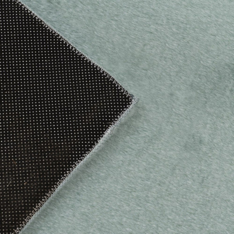 Grand Tapis XXL style cocooning moderne Rectangulaire 200x300 Tissu Vert Albiga 