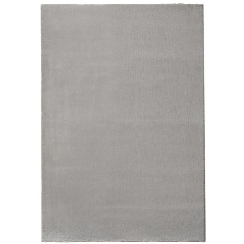 Grand Tapis XXL style cocooning moderne Rectangulaire 200x300 Tissu Gris Albiga