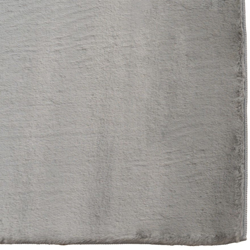 Grand Tapis XXL style cocooning moderne Rectangulaire 200x300 Tissu Gris Albiga 