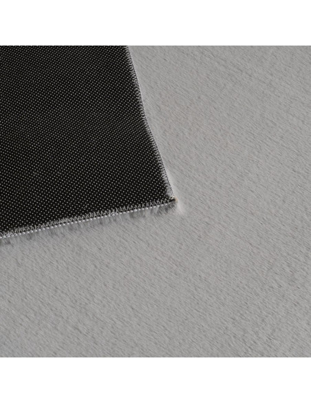 Grand Tapis XXL style cocooning moderne Rectangulaire 200x300 Tissu Gris Albiga 