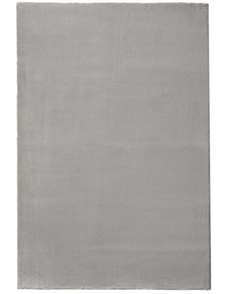 Grand Tapis style cocooning moderne Rectangulaire 160x230 Tissu Gris Albiga