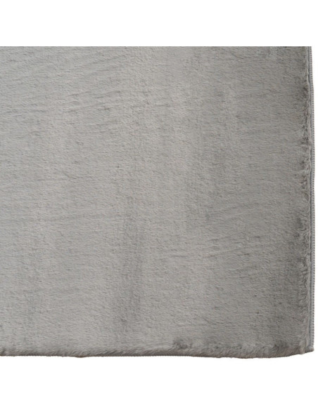 Grand Tapis style cocooning moderne Rectangulaire 160x230 Tissu Gris Albiga 