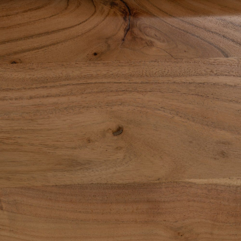 Grande Table à manger style campagne moderne Rectangulaire 8 personnes 240 cm Bois d'acacia Naturel Arvanio 