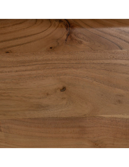 Grande Table à manger style campagne moderne Rectangulaire 8 personnes 240 cm Bois d'acacia Naturel Arvanio 