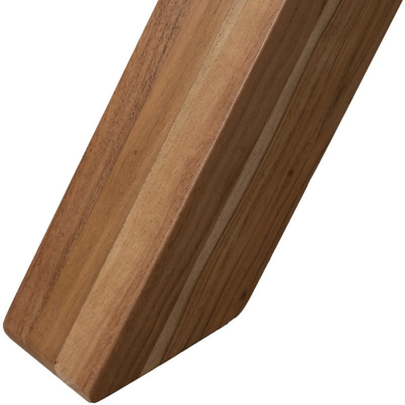 Grande Table à manger style campagne moderne Rectangulaire 8 personnes 240 cm Bois d'acacia Naturel Arvanio 