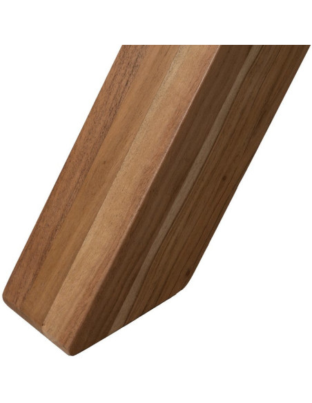 Grande Table à manger style campagne moderne Rectangulaire 8 personnes 240 cm Bois d'acacia Naturel Arvanio 