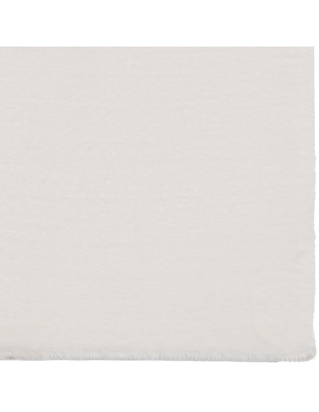 Grand Tapis style cocooning moderne Rectangulaire 160x230 Tissu Blanc Albiga 
