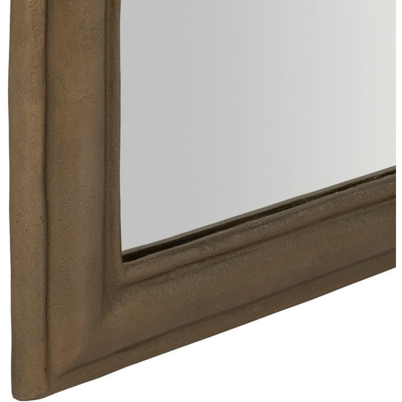 Grand Miroir mural XXL classique chic Arche 86x220 Métal Doré Arlento 