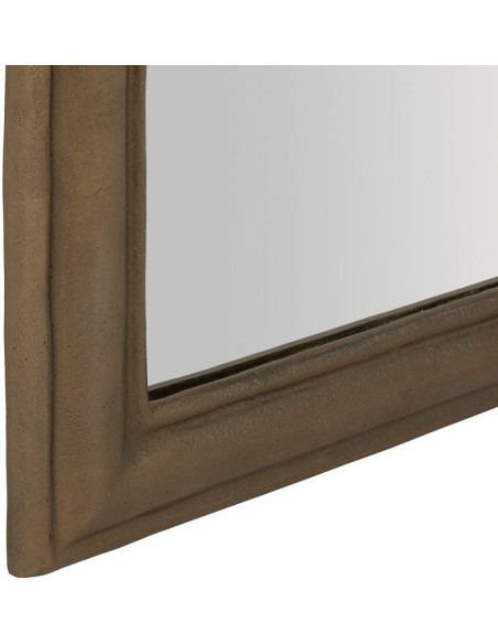 Grand Miroir mural XXL classique chic Arche 86x220 Métal Doré Arlento 