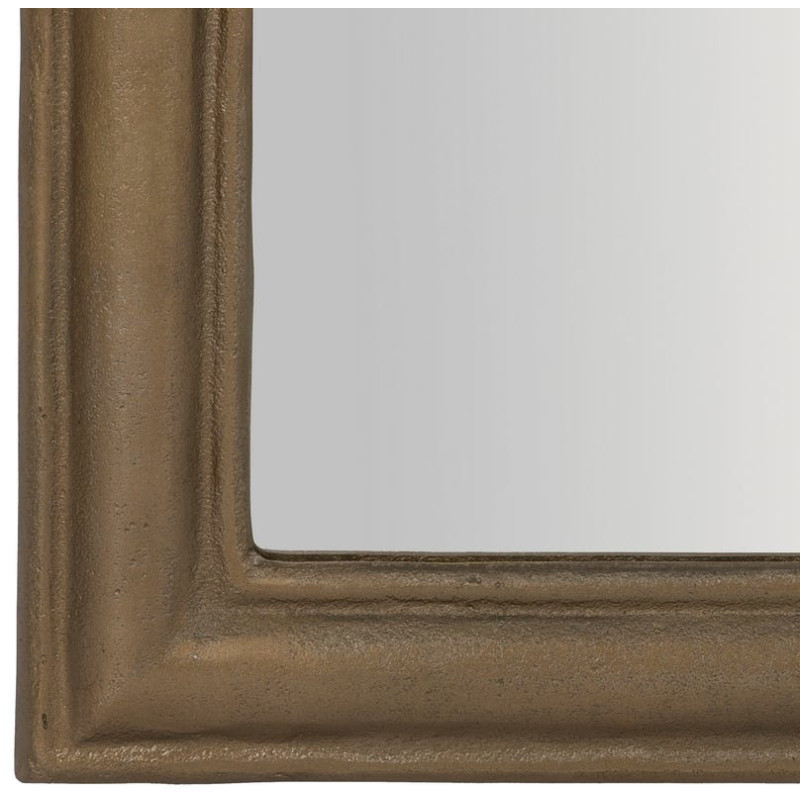 Grand Miroir mural XXL classique chic Arche 86x220 Métal Doré Arlento 