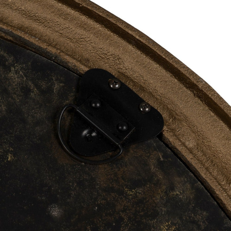 Grand Miroir mural XXL classique chic Arche 86x220 Métal Doré Arlento 