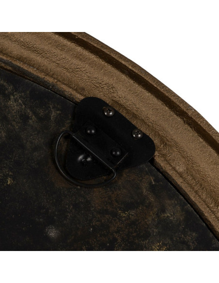 Grand Miroir mural XXL classique chic Arche 86x220 Métal Doré Arlento 