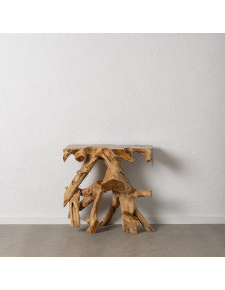 Console design Racine Organique 80 cm Bois de teck Naturel Racoro 