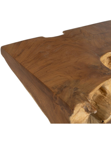 Console design Racine Organique 80 cm Bois de teck Naturel Racoro 