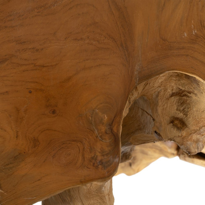 Console design Racine Organique 80 cm Bois de teck Naturel Racoro 