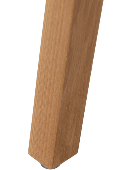 Lot de 2 Chaises scandinaves esprit Japandi Rotin Naturel Bois de hêtre Alnema 