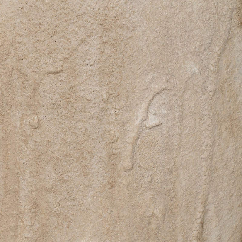 Grand Vase XXL décoratif style méditerranéen minéral Jarre H 58 cm Céramique Beige Sarova 