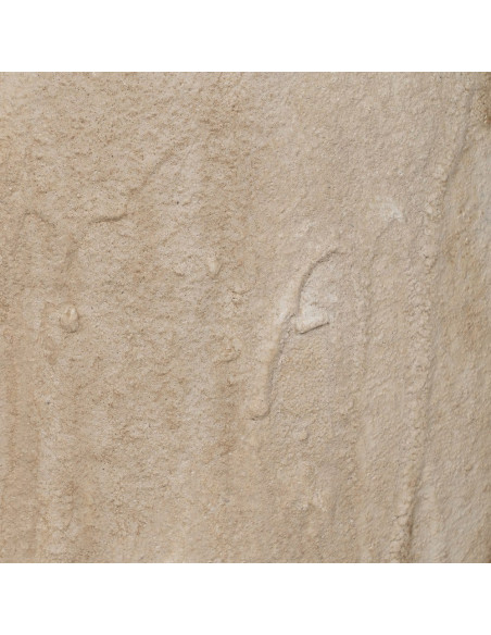 Grand Vase XXL décoratif style méditerranéen minéral Jarre H 58 cm Céramique Beige Sarova 