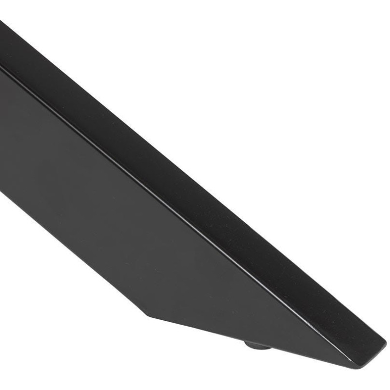 Grande Table à manger XXL industrielle chic Rectangulaire 8 personnes 240 cm Bois de manguier massif Naturel Métal Noir Brutélor