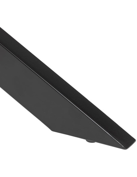 Grande Table à manger XXL industrielle chic Rectangulaire 8 personnes 240 cm Bois de manguier massif Naturel Métal Noir Brutélor