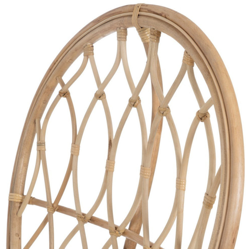 Fauteuil style Peacock bohême vintage Rotin Naturel Aurévio 