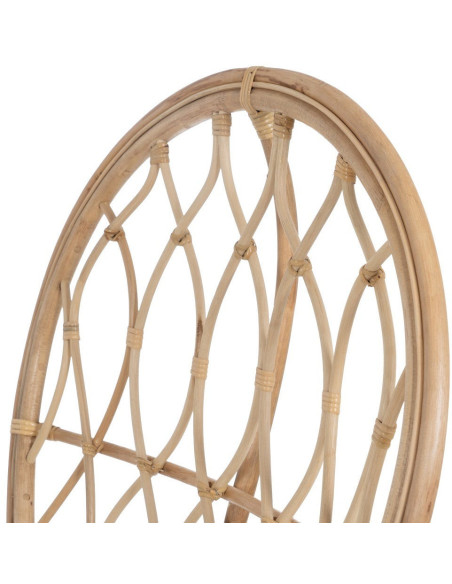 Fauteuil style Peacock bohême vintage Rotin Naturel Aurévio 