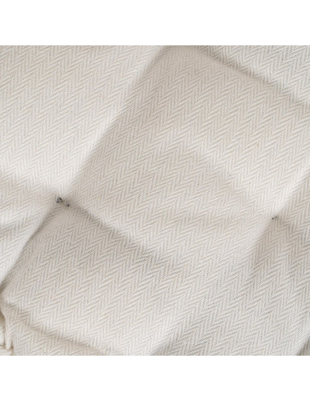 Fauteuil style Peacock bohême vintage Rotin Naturel Aurévio 