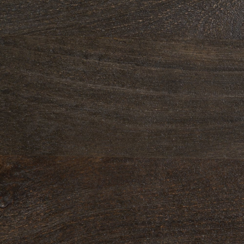 Table basse design moderne Rectangulaire 120 cm Bois de manguier Marron foncé Naturel Rokir 