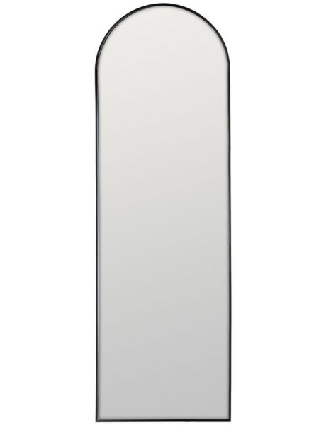 Grand Miroir mural minimaliste chic Arche 40x125 Métal Noir Valossa 