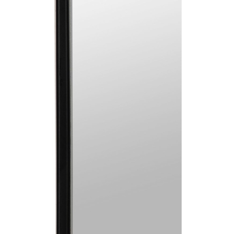 Grand Miroir mural minimaliste chic Arche 40x125 Métal Noir Valossa 