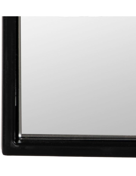 Grand Miroir mural minimaliste chic Arche 40x125 Métal Noir Valossa 