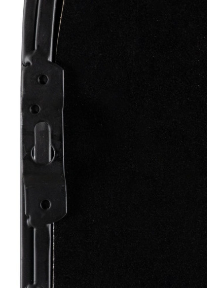 Grand Miroir mural minimaliste chic Arche 40x125 Métal Noir Valossa 