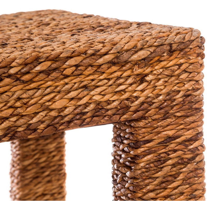 Table à manger style bohème Rectangulaire 4 personnes 150 cm Fibre de bananier Naturel Makano 