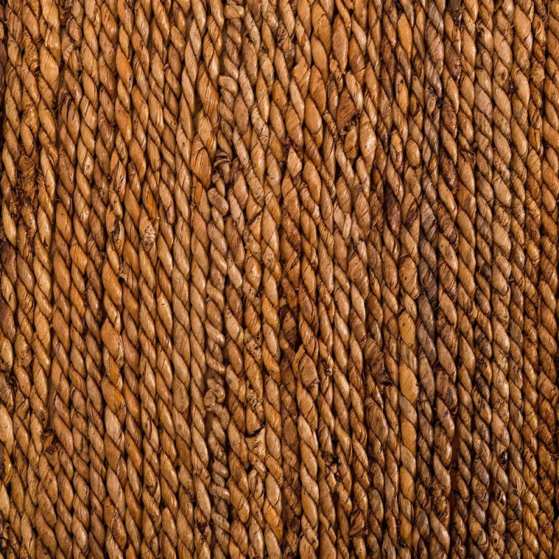 Table à manger style bohème Rectangulaire 4 personnes 150 cm Fibre de bananier Naturel Makano 