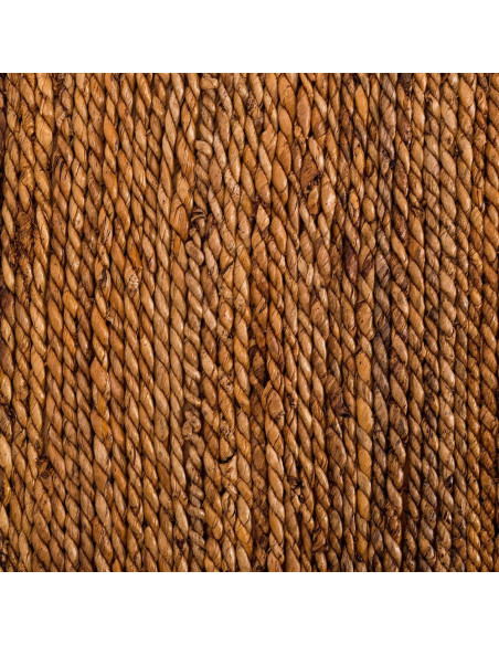 Table à manger style bohème Rectangulaire 4 personnes 150 cm Fibre de bananier Naturel Makano 