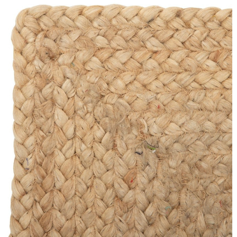 Grand Tapis XXL bohème Rectangulaire 200x290 Jute Naturel Solando 