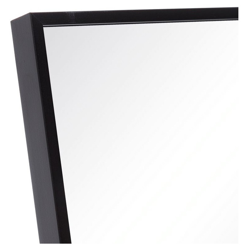 Grand Miroir sur pied psyché minimaliste Rectangulaire 50x160 Métal Noir Arviento 