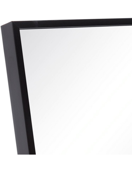 Grand Miroir sur pied psyché minimaliste Rectangulaire 50x160 Métal Noir Arviento 
