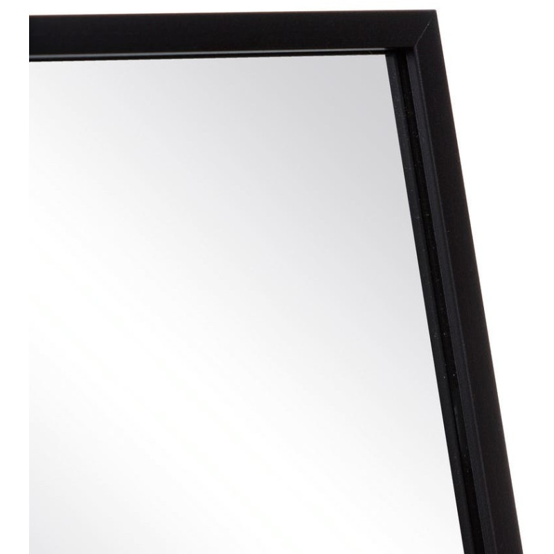 Grand Miroir sur pied psyché minimaliste Rectangulaire 50x160 Métal Noir Arviento 