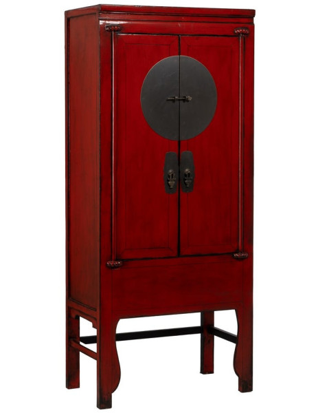 Petite Armoire orientale haute 2 portes en Bois de pin...