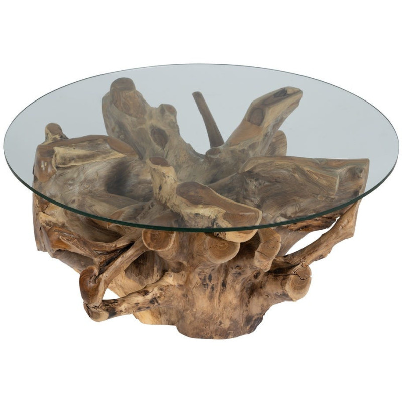 Table basse originale Racines Ronde...