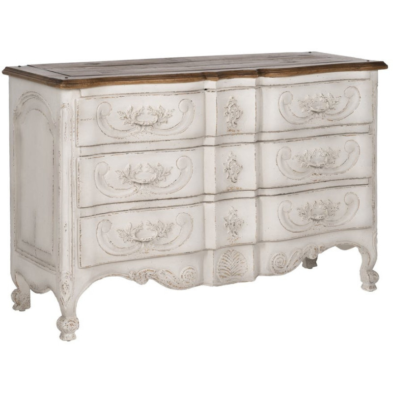 Grande Commode vintage 3 tiroirs en...