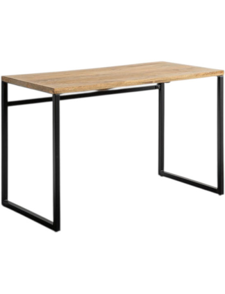 Bureau industriel chic en Bois de manguier Naturel Métal...