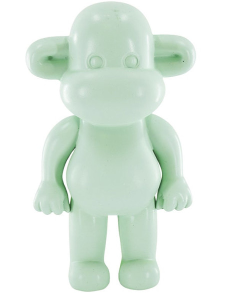 Statuette déco Singe Pop dopamine Hauteur 19 cm Résine Vert menthe The Legend 